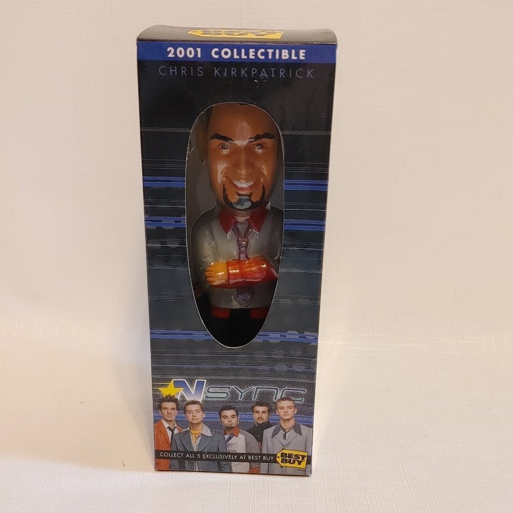 RETRO 2001 NSYNC Chris Kirkpatrick Bobble Head Doll Best Buy